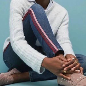 Mother High Waisted Looker in Here Kitty, Kitty Glitter Racer Size 31